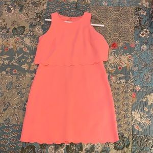 Beautiful salmon pink Loft dress